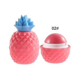 Baume à <span class=keywords><strong>lèvres</strong></span> OEM ODM en forme d'ananas mignon, hydratant naturel multicolore, soin réparateur longue durée, cosmétique personnalisé avec logo - Product Image 5