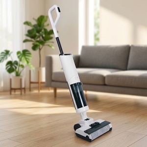 Portable Cordless Floor Washing Machine Wet/Dry Vacuum with Anti-Entanglement Hair Function for Home & Hotel