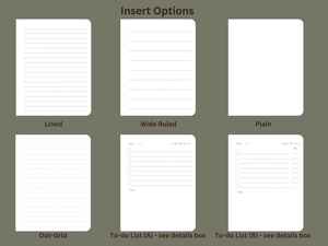 कस्टम डिजाइन ए 4/ए 5/बी 5 नकल चमड़े हार्डकवर जर्नल डायरी के साथ थ्रेड सीविंग बाउंड 80 ग्राम डोलिन पेपर और व्यक्तिगत लोगो - Product Image 5