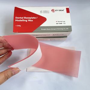2025 di Base dentale materiale dentale cera 1.3mm foglio di cera dentale/cera sprue/cera linguale OEM - Product Image 1