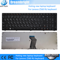 Nouveau clavier d'ordinateur portable avec disposition russe pour Lenovo G570 G575 Z560 Z565 Series, clavier de remplacement noir russe pour ordinateur portable