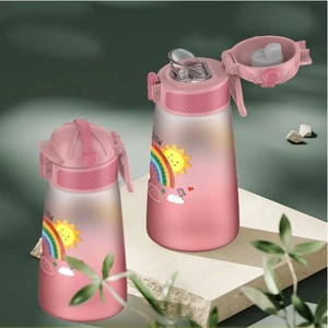 350ml Children's Eco-friendly Bpa Free Plastic Water <b>Bottle</b> With For Hand Grip & Cute Design - Product Image 3