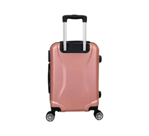Custom 20 Inch ABS Suitcase Spinner Wheels Scratch-resistant Lightweight Spinner Expandable Luggage For Long Distance Travel