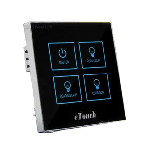 220V 110V 12V Touch Lichtsc halter mit Glas für Smart Hotel/Villa/Zuhause