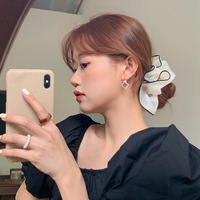 Baru Indah Lucu Besar Ponytail Holder Anak Perempuan Ikat Rambut Elastis Ikat Rambut Tali Aksesoris Rambut Chiffon Scrunchies Rambut untuk Wanita