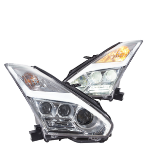 ไฟหน้า VLAND รุ่นใหม่ 12V สำหรับ GTR R35 ปี 2008-2023 ชุดไฟหน้า DRL แบบปรับแต่งพิเศษ เลนส์ LED สีเหลือง ไฟวิ่งกลางวัน 6500K 6000 ลูเมน - Product Image 4
