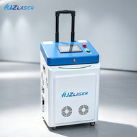 Macchina Laser Portatile per Pulizia, Dispositivo Manuale per Rimozione di Ruggine, Vernice, Incrostazioni e Residui di Saldatura