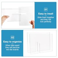 Support de livre en acrylique transparent pour bandes dessinées ouvertes, table basse, livres, décoration de table pour la maison, vente en gros