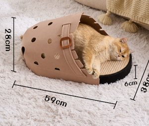 Cama Impermeable para Mascotas, Cama Inclinada de Felpa para Gatos, Diseño Antideslizante, Cama de Descanso Interior para Cachorros - Product Image 3