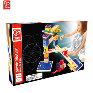 Construcción Musical para niños, alta calidad, madera, mármol, correr, bloques, ciudad, bola libre - Product Image 6