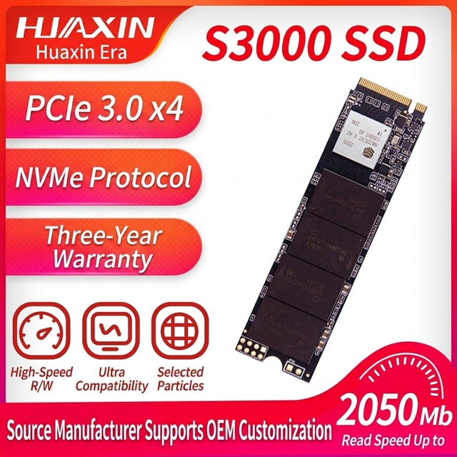 High-Speed NVMe SSD for Gaming Laptop 128GB 256GB 512GB 1TB Tbw Pcie 3.0 M.2 Internal New SATA Expansion Port