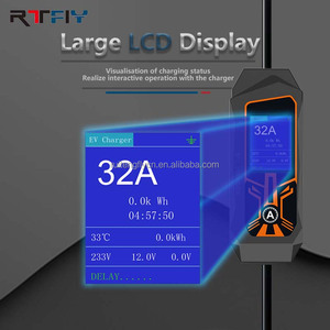 Stazione di Ricarica Portatile per Auto RTFLY IP67, Cavo AC 2.8kW 3.5kW 7kW, Adattatori Multipli, Nuovo Caricatore EV Tipo 2 - Product Image 4