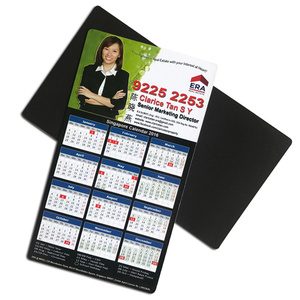 Calendrier personnalisable de qualité promo spécialité aimant de réfrigérateur calendrier magnétique de réfrigérateur - Product Image 1