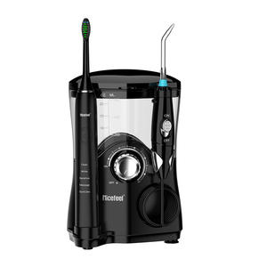 Alat Pembersih Gigi Perawatan Mulut Alat Kesehatan Gigi Irigator Oral Sonic Sikat Gigi Elektrik dengan Water Flosser - Product Image 1