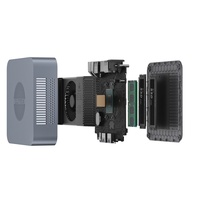 Nouveau OUMAX N100 16gb 512gb Wifi5/BT5.0 alimentation intégrée pour l'utilisation de jeux de bureau à domicile Mini ordinateur