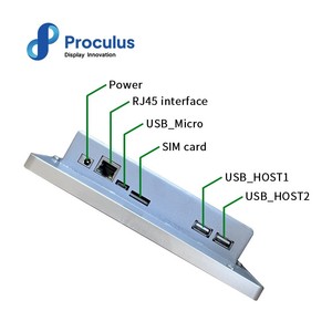 Proculus 10 inch 1280*800 350nits Android Màn hình <span class=keywords><strong>LCD</strong></span> cho máy bán hàng tự động công nghiệp TFT <span class=keywords><strong>LCD</strong></span> hiển thị module với bao vây - Product Image 3