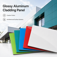 Panneau composite en aluminium brillant de 4 mm ACP/ACM 2 mm 3 mm 4 mm Alucobond 1220x2240 PVDF/PE pour la construction