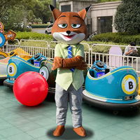 Costume de mascotte de personnage de dessin animé populaire de la série télévisée Zootopia, renard Nick et lapin Judy, à vendre