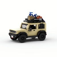 Blocs de construction en plastique MOC compatibles avec le modèle de super voiture de course 127321, briques de jouets cadeaux