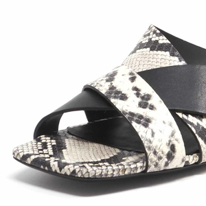 Sandalias de tacón bajo con correa cruzada y logotipo personalizado, antideslizantes, con plataforma, de diseñador, para mujer - Product Image 5