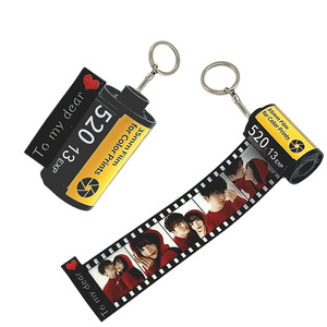 Porte-clés en rouleau de <span class=keywords><strong>film</strong></span> souvenir personnalisable par sublimation, en gros, pour parents et camarades de classe - Product Image 1
