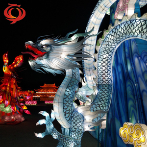 Lanterne Dragon en soie chinoise artisanale Art affichage intérieur et extérieur pour Diwali Ramadan Graduation Saint Valentin - Product Image 6