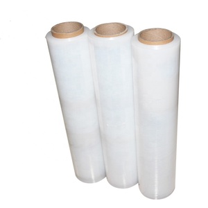 Pellicola Stretch per alimenti ldpe larga 500mm avvolgente a prova di umidità rotolo morbido imballaggio in plastica con Logo personalizzato - Product Image 5
