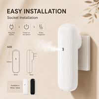 Diffuseur de parfum sans eau, électrique, nébulisant, portable, pour chambre d'hôtel de luxe, capacité de 100 ml, contrôlé par application
