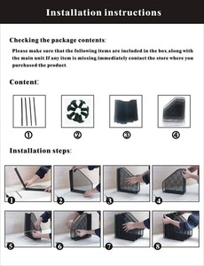 Wideny bán buôn văn phòng & Trường học máy tính để bàn Tạp Chí Giá 3 thành phần sắt lưới kim loại dây chủ tập tin tổ chức giấy tờ Tạp Chí - Product Image 6