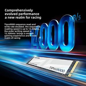 Unidad de Estado Sólido Zhitai Tipro9000 de 1 TB para Escritorio, SSD M.2, Almacenamiento Yangtze de 2 TB con Material de PVC - Product Image 1