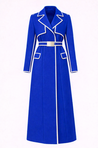 Manteau en laine de haute qualité pour femmes Zeta Phi Beta ZPB Sorority, trench-coat ceinturé, manteau long en laine, pour les membres de la sororité ZPB - Product Image 1