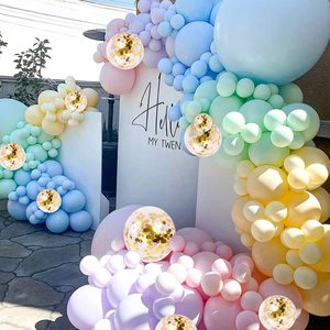 Pastel Balloons Garland Arch Kit 117 Pcs Rainbow Macaron Balloons <strong>Unicorn</strong> Mermaid <strong>Party</strong> Decorations - Product Image 2