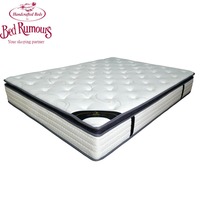 Matelas à ressorts Bonnel double avec surmatelas enroulable de qualité hôtelière 5 étoiles à prix réduit