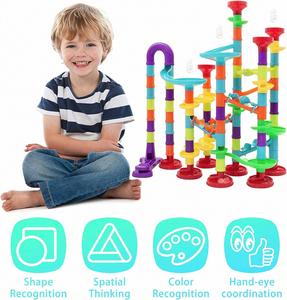 Juego de Pista de Canicas para Niños, Laberinto de Carreras, 113 Piezas, Bloques de Construcción, Juguetes Educativos STEM - Product Image 3