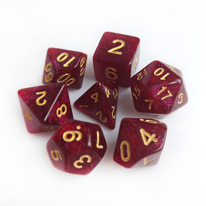 Dungeons Và Dragons Vai Trò Chơi Trò Chơi Xúc Xắc Đa Diện Xúc Xắc Đặt Trong Kho 16Mm Acrylic Long Lanh Dnd RPG <span class=keywords><strong>Dice</strong></span> <span class=keywords><strong>Set</strong></span> - Product Image 1