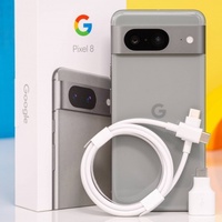 Téléphone portable d'occasion débloqué d'origine d'usine de haute qualité en gros, smartphone reconditionné de grade A+, Google Pixel 8 128 Go 256 Go