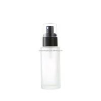 Bouteille de pulvérisation de parfum 20 30 40 50 60 80 100ml flacon transparent givré Toner vaporisateur d'eau émulsion bouteilles de pompe de Lotion rechargeables