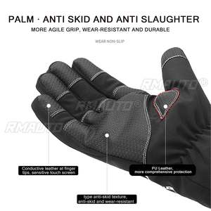 Motorcycle <b>Gloves</b> Driving Riding Winter Thermal Warm <b>Gloves</b> Windproof Anti-slip <b>Touch</b> <b>Screen</b> <b>Gloves</b> Universal - Product Image 3