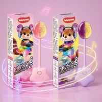 Fruit Flavor Sugar Free Music Lollipop Heart Hard Candy Toy For Kids Birthday Christmas Party Favor Treat