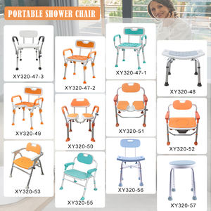 הסיטונאי oem קישוטי מקלחת מושב קיר רכוב סגסוגת אלומיניום מקלחת כיסא אמבטיה עבור קשישים נכים - Product Image 3