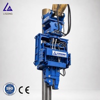 Marteau vibrant hydraulique à fixation latérale haute fréquence pour excavatrice de 20 à 35 tonnes pour la construction