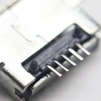 마이크로 USB 암 커넥터 높이 5.5mm 5핀 SMT 타입 B 암 수리용 USB 마이크로 휴대폰 충전 잭 마이크로 USB 커넥터