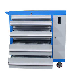 Armadio Portautensili in Metallo Armadietti Metallici / Carrelli Portautensili / Carrelli Portautensili con Maniglie e Ruote - Product Image 4