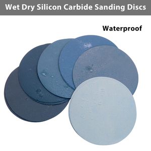 Discos de Lijado de Carburo de Silicio de 6 Pulgadas, Grano 1000-5000, con Velcro, Papel de Lija Impermeable para Pulido en Húmedo y Seco de Automóviles, Madera y <span class=keywords><strong>Metal</strong></span> - Product Image 4