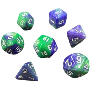 Nuevo en Stock: <span class=keywords><strong>Dados</strong></span> Poliédricos de Acrílico con Esquinas Redondeadas y Múltiples Superficies, Colores Mezclados, para Juegos de Mesa, DND, Mini COC - Product Image 5