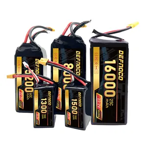 DEFNOCO fpvドローンバッテリー6s4S 150C 1500mAh 22.2V14.8V FPVドローンRCモデル趣味用XT60コネクタ付きソフトケースバッテリー