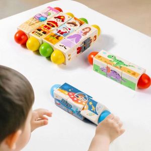 Juguete de Madera Giratorio para Bebés, Niños y Niñas, Colorido, Ecológico, Regalo Perfecto para Recién Nacidos - Product Image 5