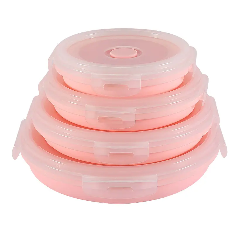 camping silicone food storage container silicone food storage container set collapsible silicone food storage container set