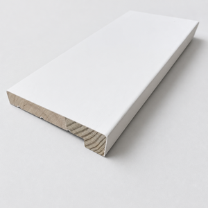 Taburete de ventana de pino imprimado blanco listo para pintar para alféizar de ventana residencial, proveedor de marcos de ventana para el mercado estadounidense, suministro personalizado - Product Image 3