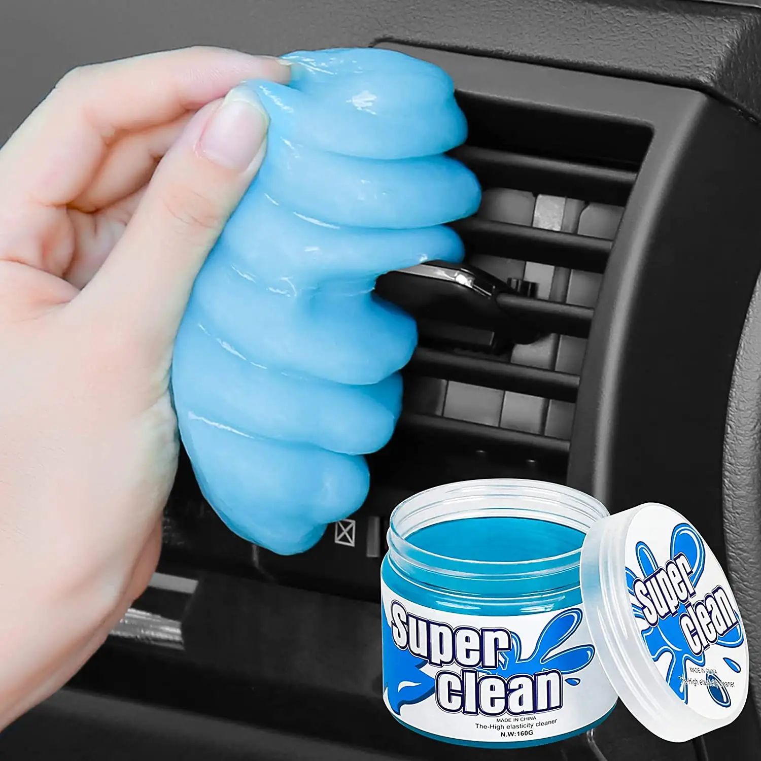 Magie Reinigingsgel Voor Alle Doeleinden Voor Auto Detaillering Universele Interieurreiniger Lijm Auto Schoon Gel Stopverf Gelreiniger Gelei 80G 160G